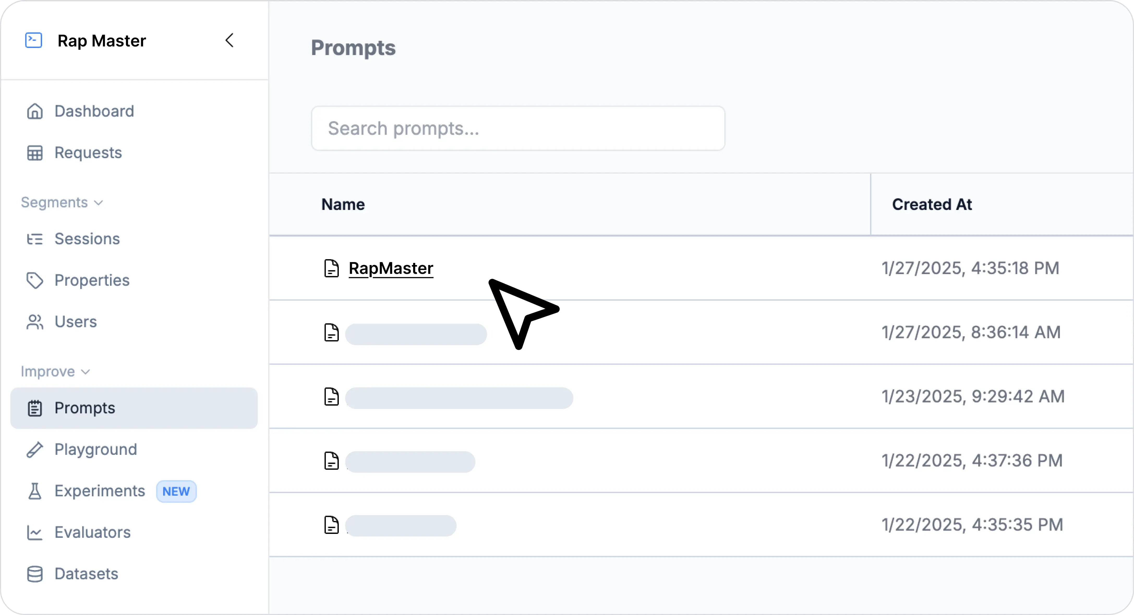 Visualize prompt in Helicone